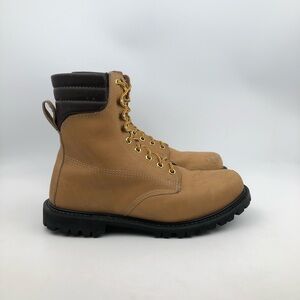 VTG Mont Blanc Tan Leather Mountaineering Hiking Thinsulate Boots Men’s 12D